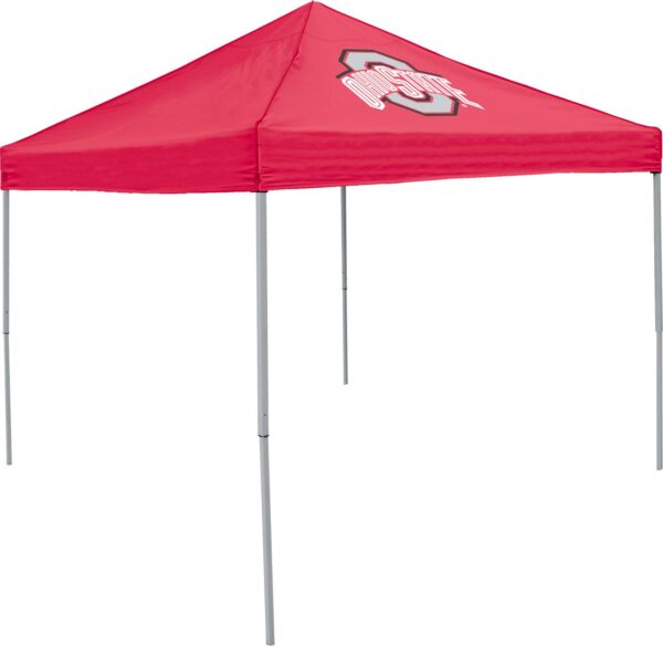 Logo Brands Ohio State Buckeyes Economy Pop-Up 9'x9' Canopy Tent