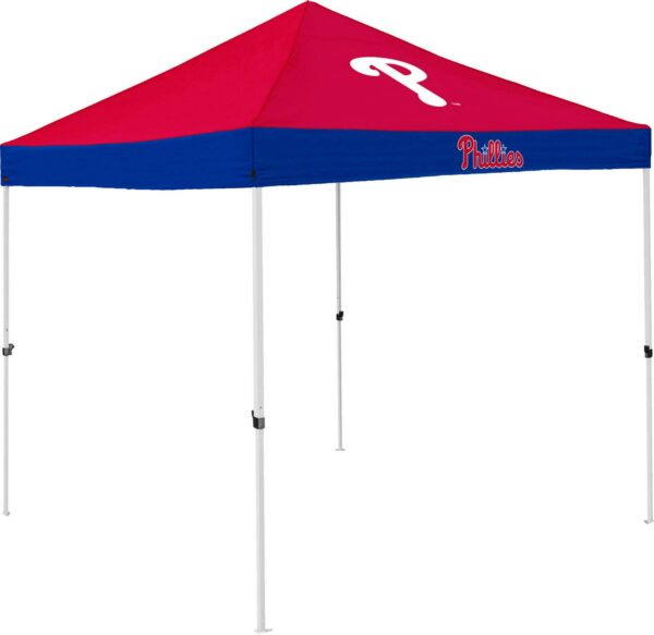 Logo Brands Philadelphia Phillies Economy 9'x9' Canopy Tent