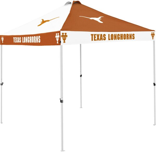 Logo Brands Texas Longhorns Checkerboard 9'x9' Canopy Tent