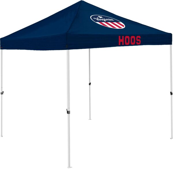 Logo Brands Virginia Cavaliers Red, White and HOO Pop Up 9'x9' Canopy Tent