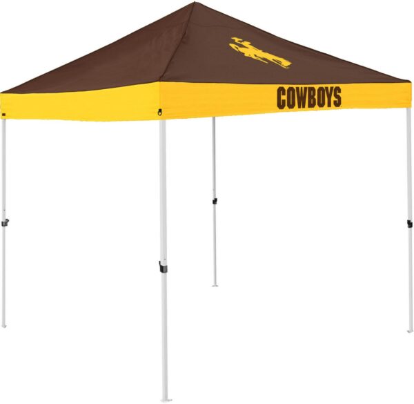 Logo Brands Wyoming Cowboys Economy 9'x9' Canopy Tent