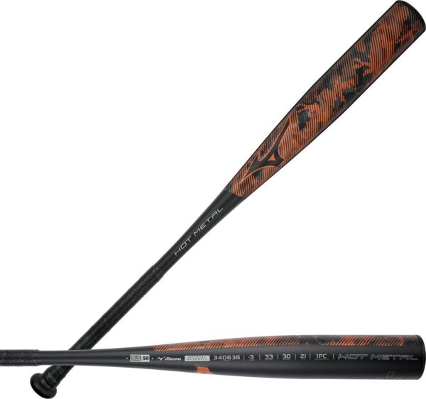 Mizuno B24 Hot Metal BBCOR Bat (-3)