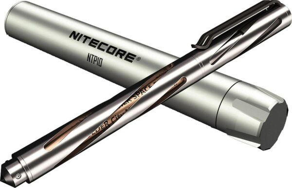 NITECORE NTP10 Titanium Tactical Pen with Tungsten Steel Tip