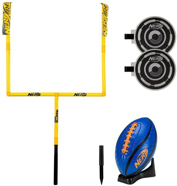 Nerf Punt and Pass Football Goal Post Set