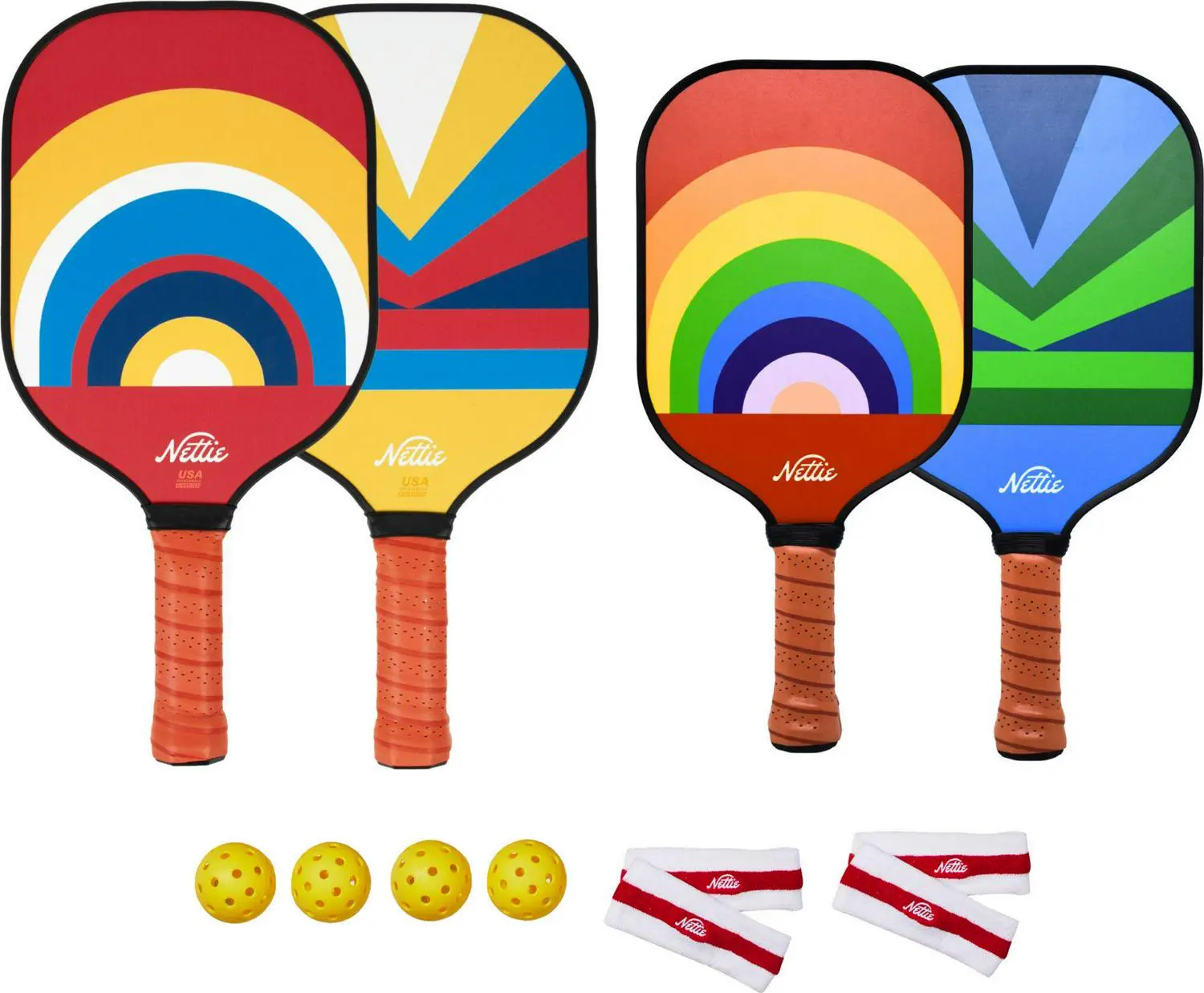 Nettie Pickleball 4 Pack 1 Nettie Pickleball 4 Pack