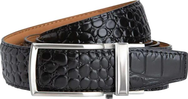 Nexbelt Men's Alligator Black V2 Ratchet Golf Belt