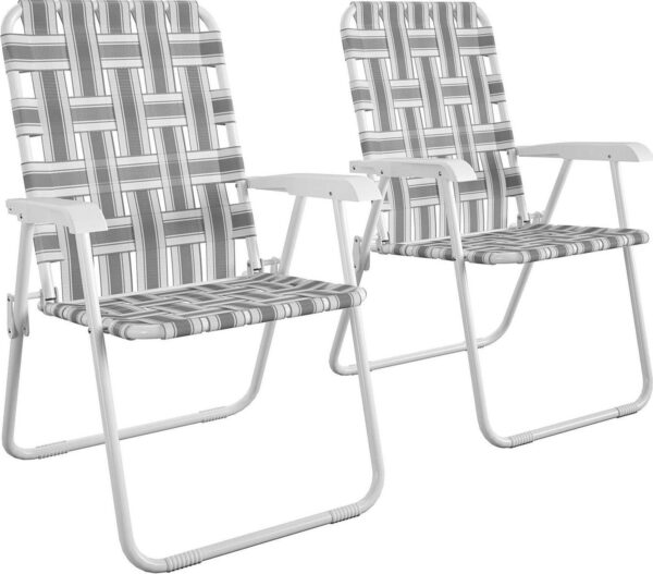 Novogratz Priscilla Folding Web Chair 2-Pack