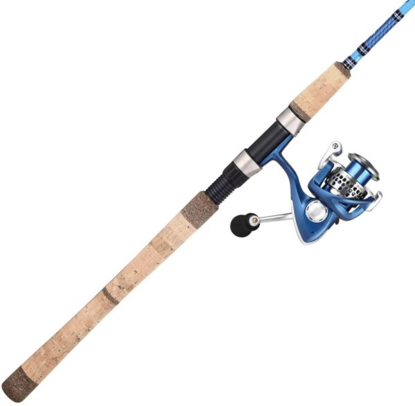 Okuma Custom Blue Spinning Rod Combo