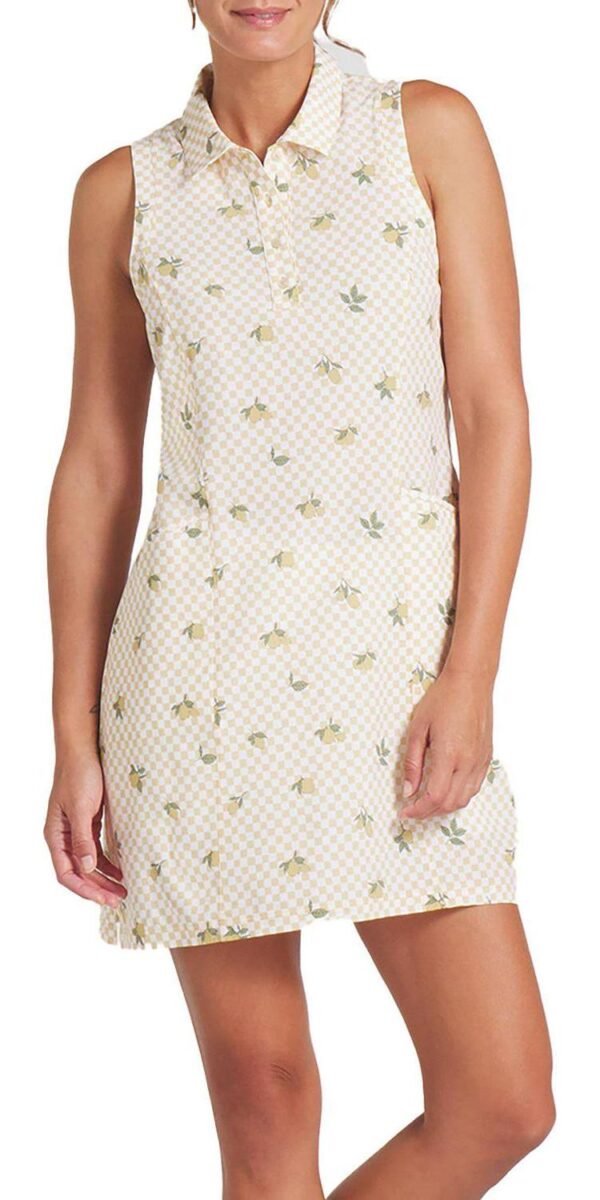 PUMA X Dani Dazey Women's Sleeveless Lemons Woven Golf Dress