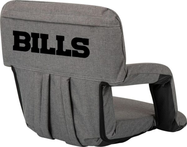 Picnic Time Buffalo Bills Gray Reclining Stadium Seat