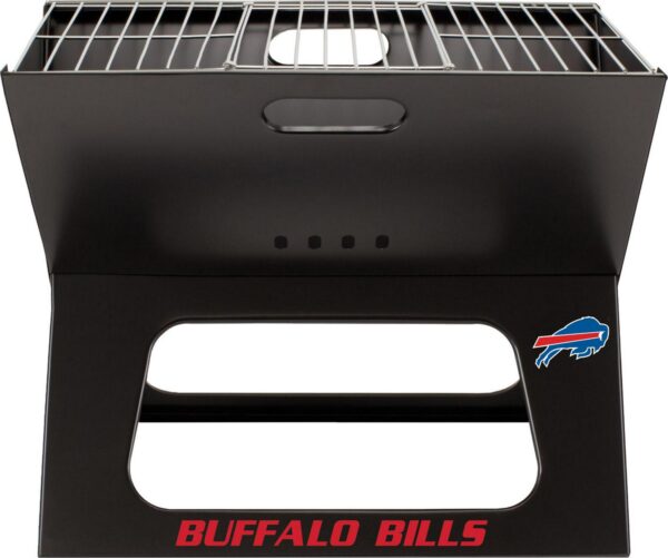 Picnic Time Buffalo Bills Portable Charcoal BBQ X-Grill