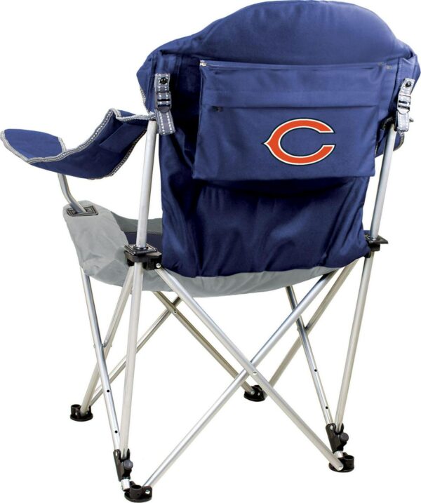 Picnic Time Chicago Bears Navy Recline Chair