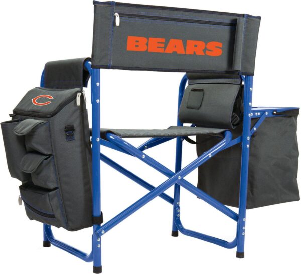 Picnic Time Chicago Bears Red All-In-One Chair