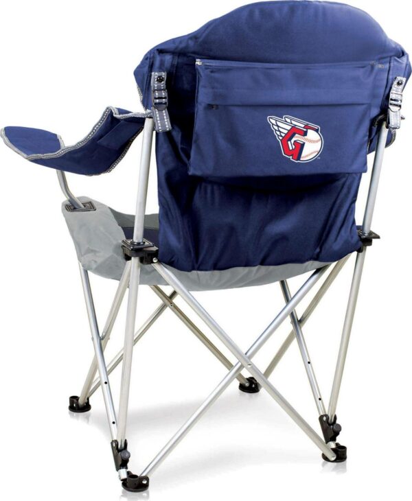 Picnic Time Cleveland Guardians Reclining Camp Chair