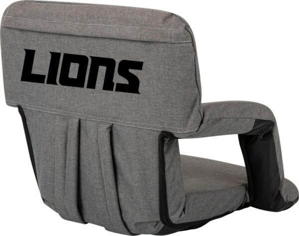 Picnic Time Detroit Lions Gray Reclining Stadium Seat