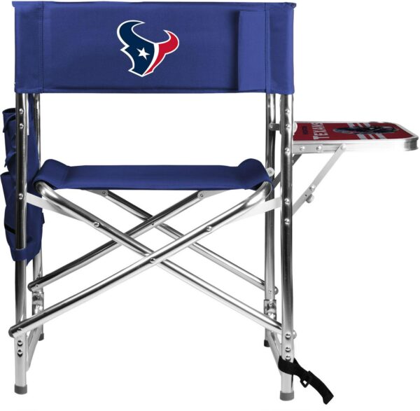 Picnic Time Houston Texans Blue Chair with Table