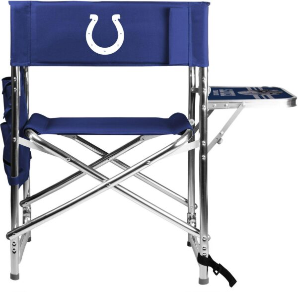 Picnic Time Indianapolis Colts Blue Chair with Table