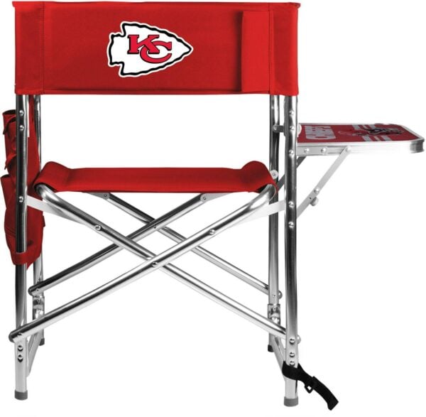 Picnic Time Kansas City Chiefs Red Chair with Table