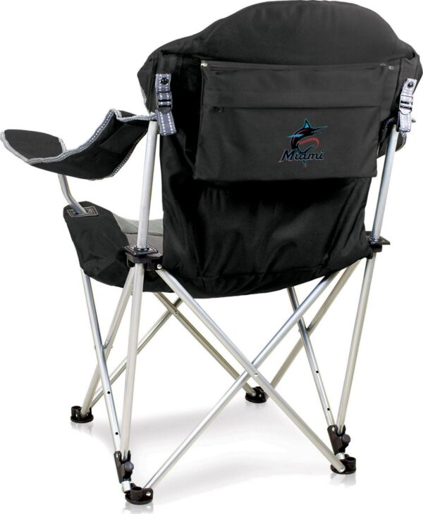 Picnic Time Miami Marlins Reclining Camp Chair