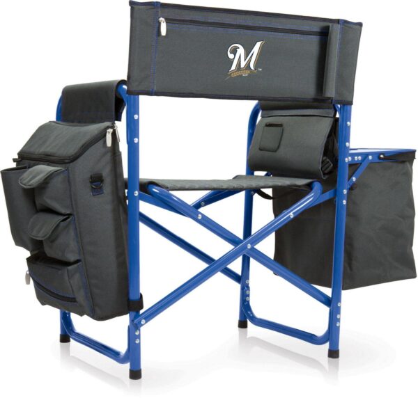 Picnic Time Milwaukee Brewers All In One Cooler Camp Chair