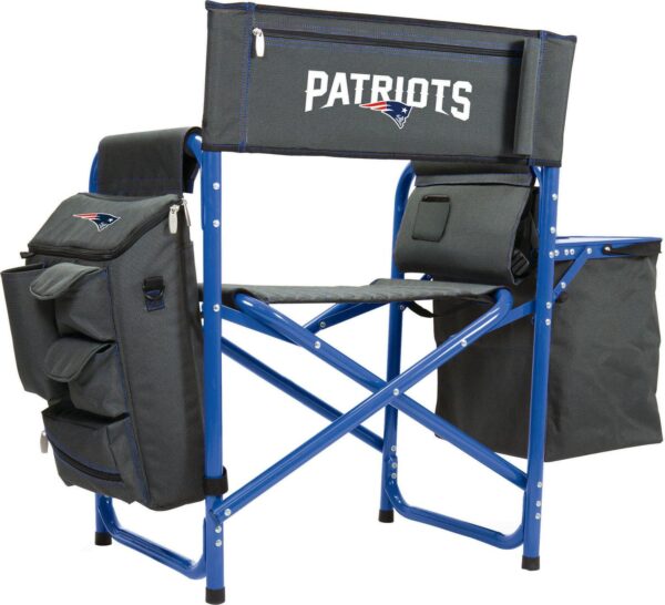 Picnic Time New England Patriots Red All-In-One Chair