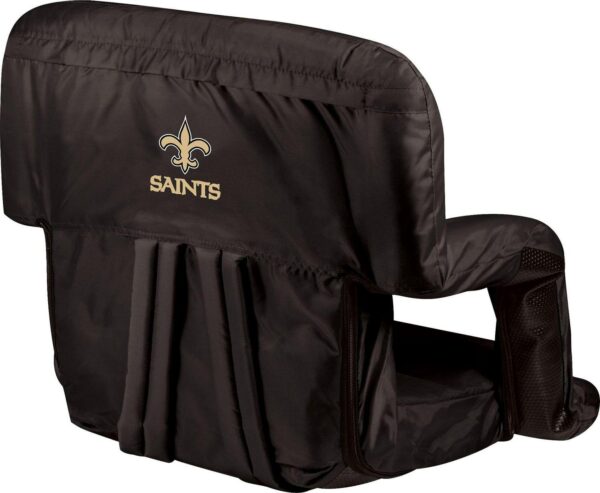 Picnic Time New Orleans Saints Black Reclining Stadium Seat