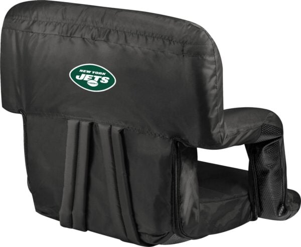 Picnic Time New York Jets Black Reclining Stadium Seat