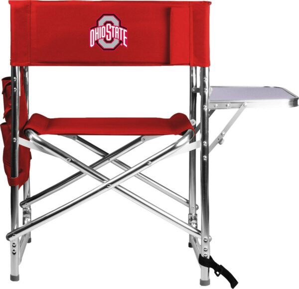 Picnic Time Ohio State Buckeyes Sports Chair with Side Table