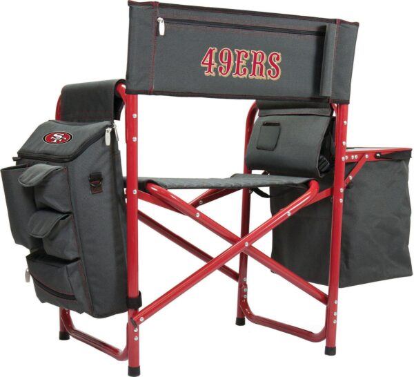 Picnic Time San Francisco 49ers Red All-In-One Chair