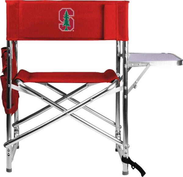 Picnic Time Stanford Cardinal Sports Chair with Side Table