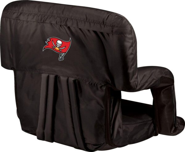 Picnic Time Tampa Bay Buccaneers Black Reclining Stadium Seat