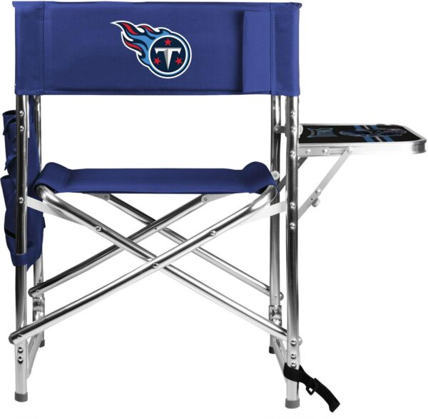 Picnic Time Tennessee Titans Blue Chair with Table