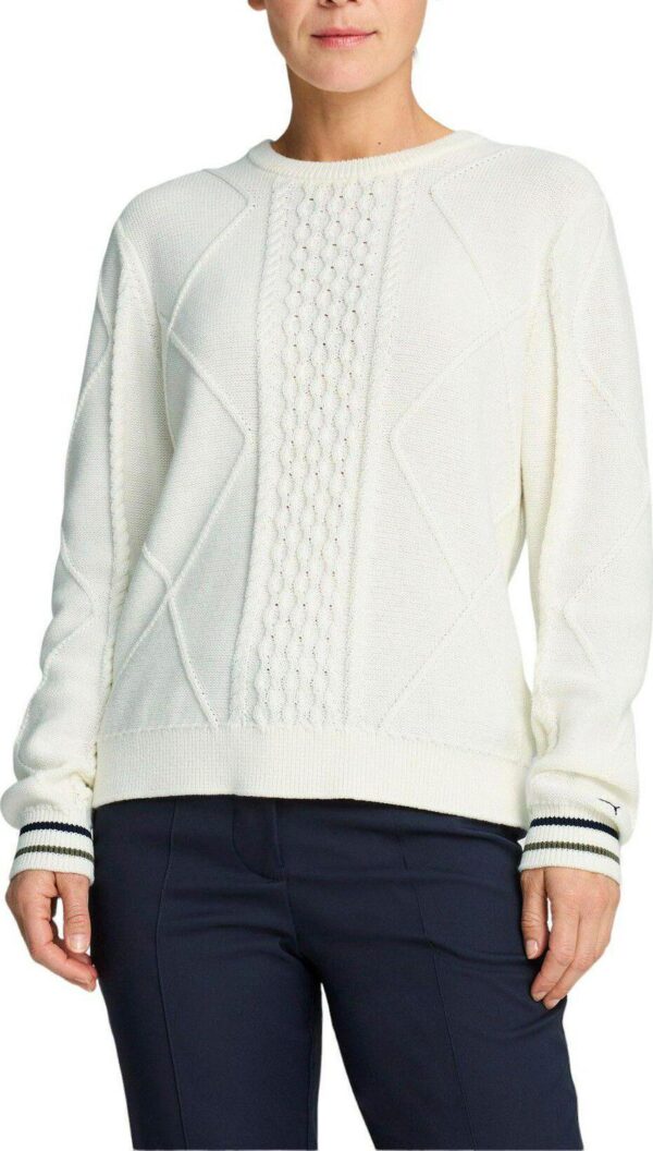 Puma Women's Kate Cable Knit Golf Sweater