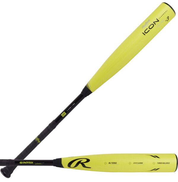 Rawlings Icon Glowstick Limited Edition BBCOR Bat (-3)