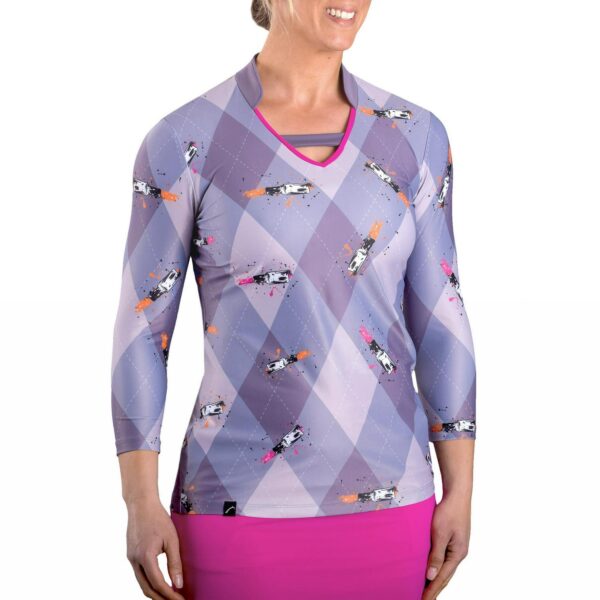 SwingDish Women's Tallyn Long Sleeve Golf Top