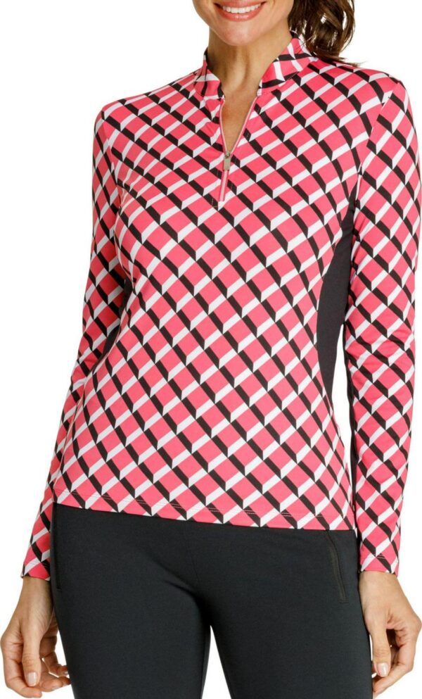 Tail Women's Lila Grace 1/4 Zip Long Sleeve Golf Shirt