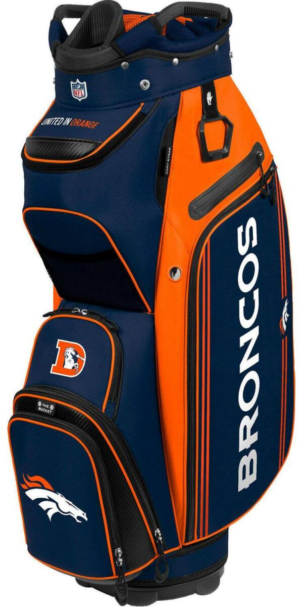 Team Effort Denver Broncos Bucket III Cooler Cart Bag