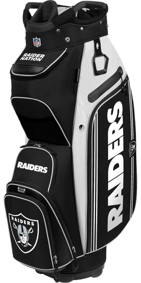 Team Effort Las Vegas Raiders Bucket III Cooler Cart Bag