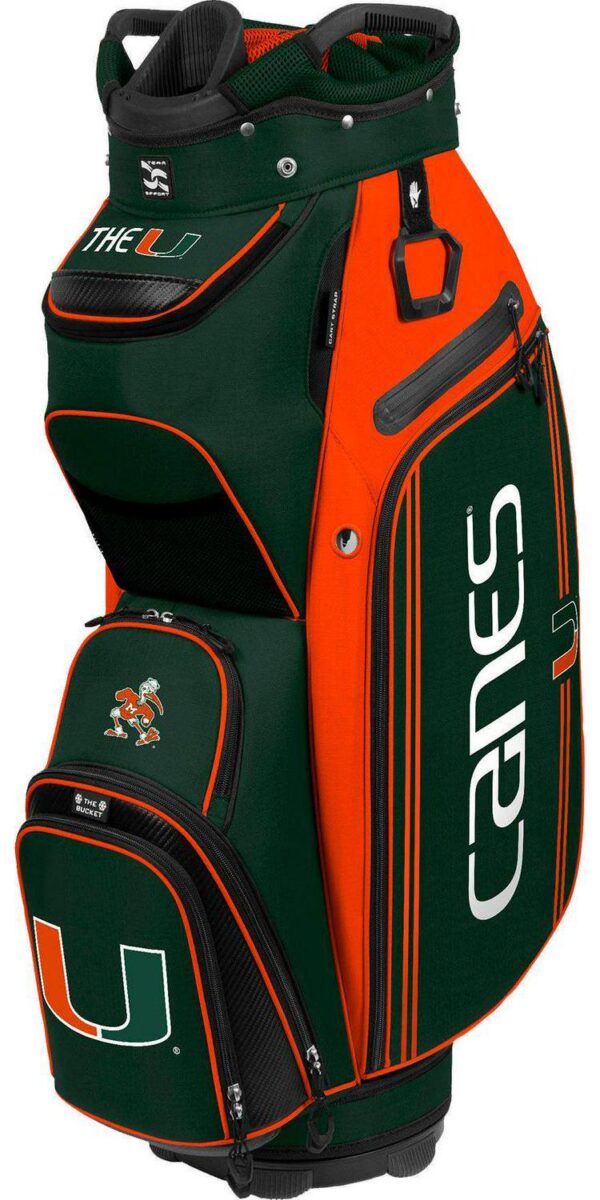 Team Effort Miami Hurricanes Bucket III Cooler Cart Bag