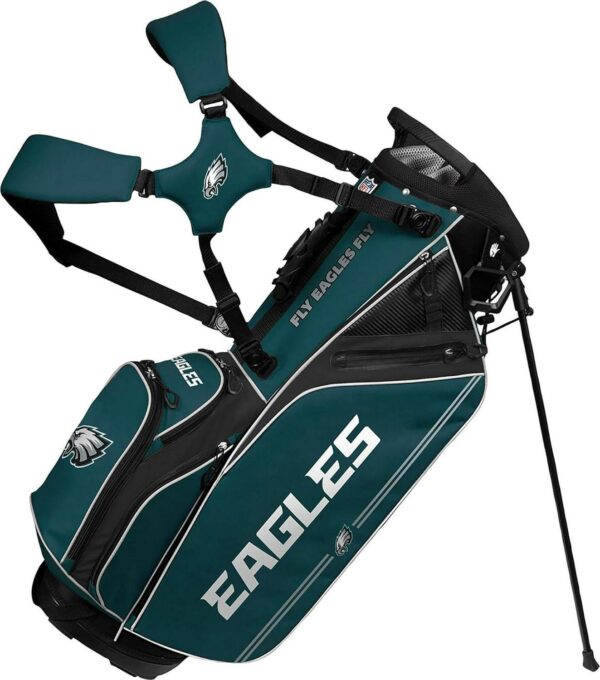 Team Effort Philadelphia Eagles Caddie Hybrid Stand Bag