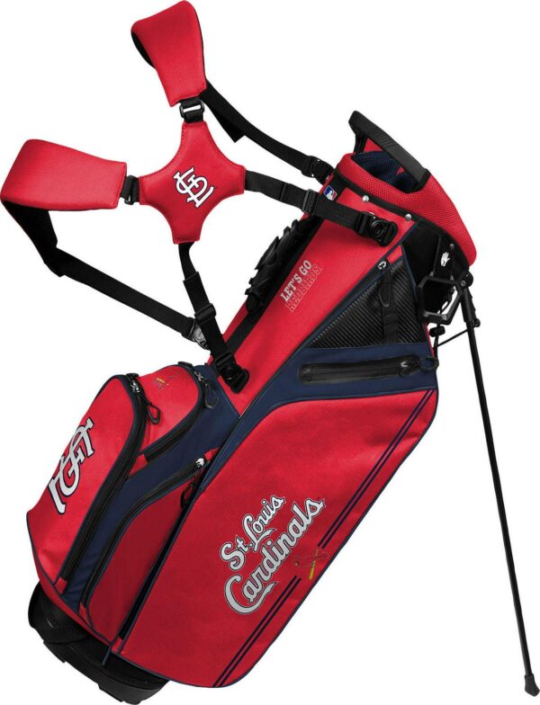 Team Effort St Louis Cardinals Caddie Carry Hybrid Bag