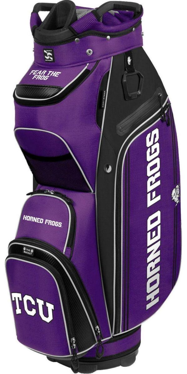 Team Effort Texas Christian Horned Frogs Bucket III Cooler Cart Bag