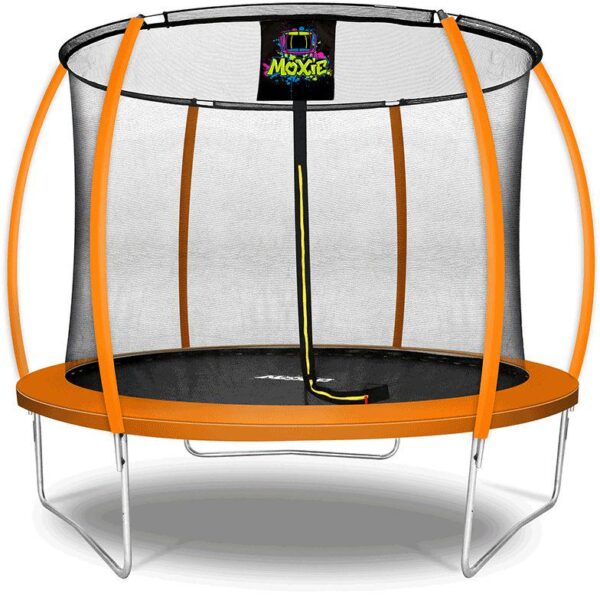 Upper Bounce 10 Foot Pumpkin-Shaped Trampoline Set with Enclosure