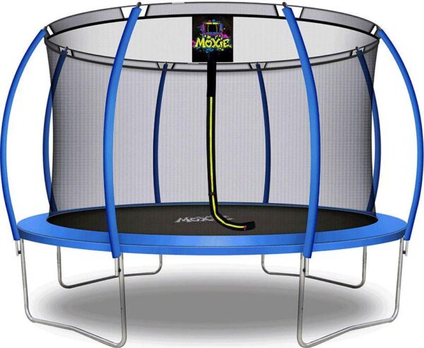 Upper Bounce 12' Pumpkin-Shaped Trampoline Set with Enclosure