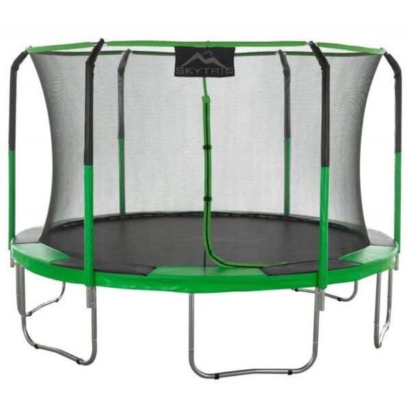 Upper Bounce Skytric 11 Foot Round Trampoline Set