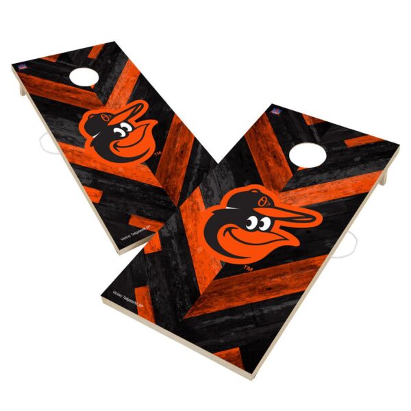 Victory Tailgate Baltimore Orioles 2' x 4' Solid Wood Cornhole Boards