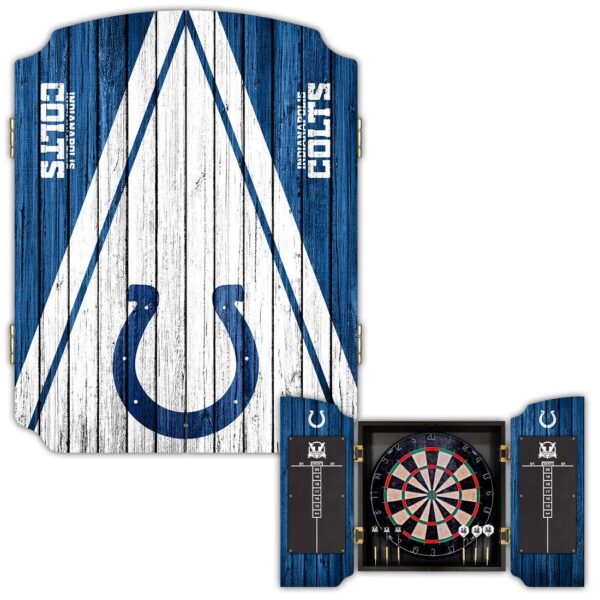 Victory Tailgate Indianapolis Colts Dartboard Cabinet