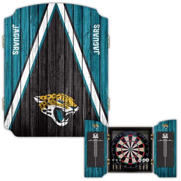 Victory Tailgate Jacksonville Jaguars Dartboard Cabinet