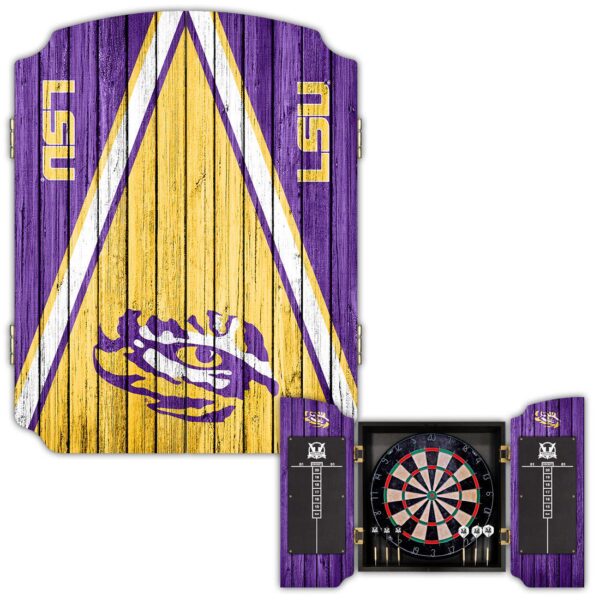 Victory Tailgate LSU Tigers Dartboard Cabinet