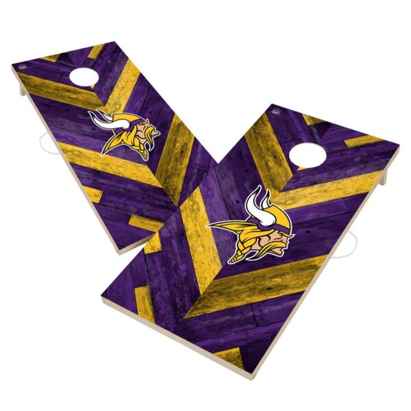 Victory Tailgate Minnesota Vikings 2' x 4' Solid Wood Cornhole Boards